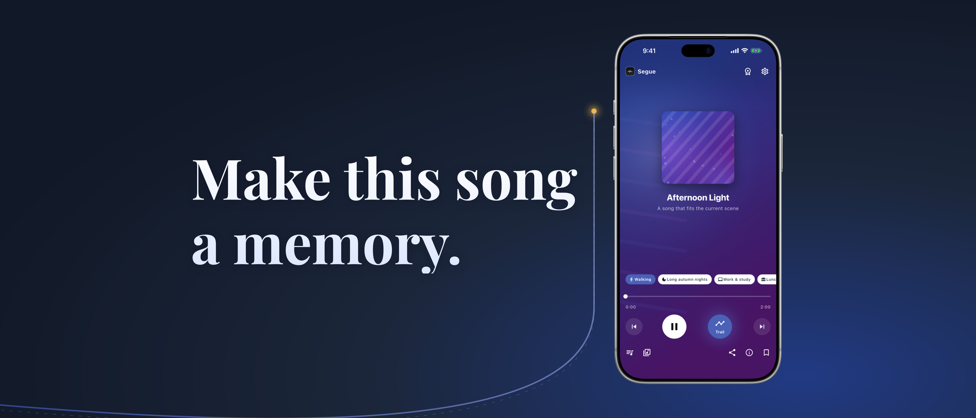 Segue - Music & Memory - mathru.net | Desenvolvimento de Aplicações com Flutter/Unity / Produção de Música e Vídeo / Distribuição de Materiais