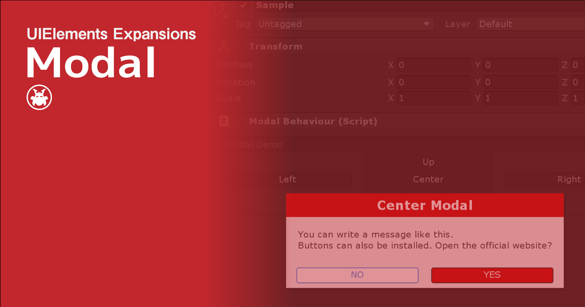 [Unity] UIElements Expansions: Modal