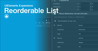 【Unity】UIElements Expansions: Reorderable List